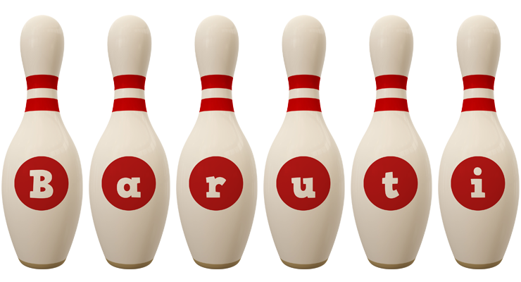Baruti bowling-pin logo