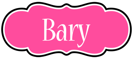 Bary invitation logo