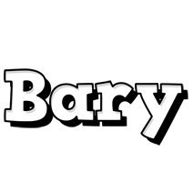 Bary snowing logo