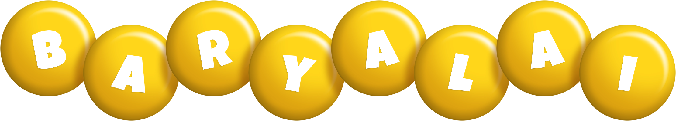 Baryalai candy-yellow logo