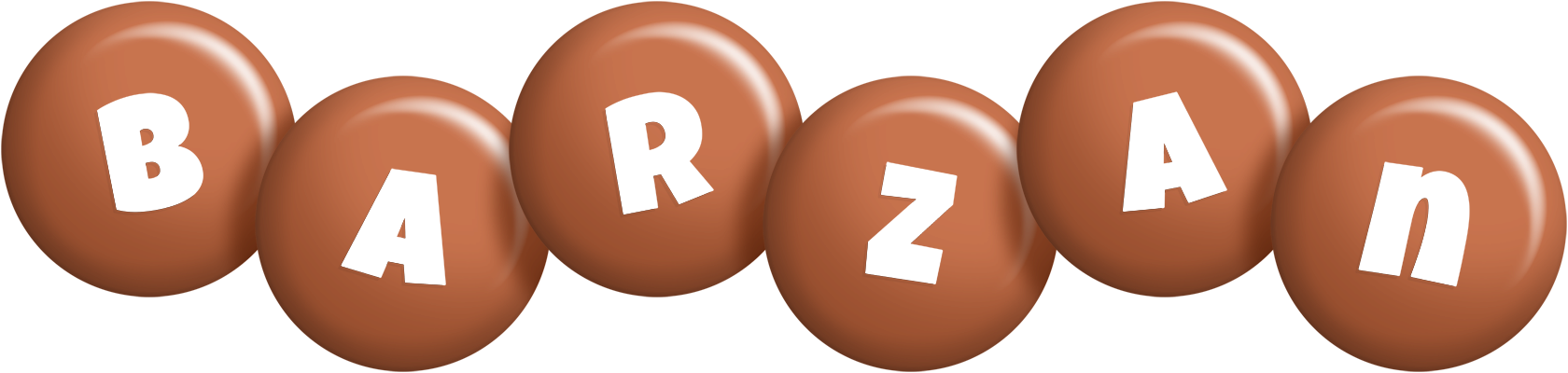Barzan candy-brown logo