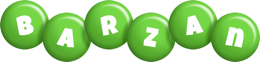 Barzan candy-green logo