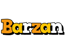 Barzan cartoon logo