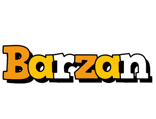 Barzan cartoon logo