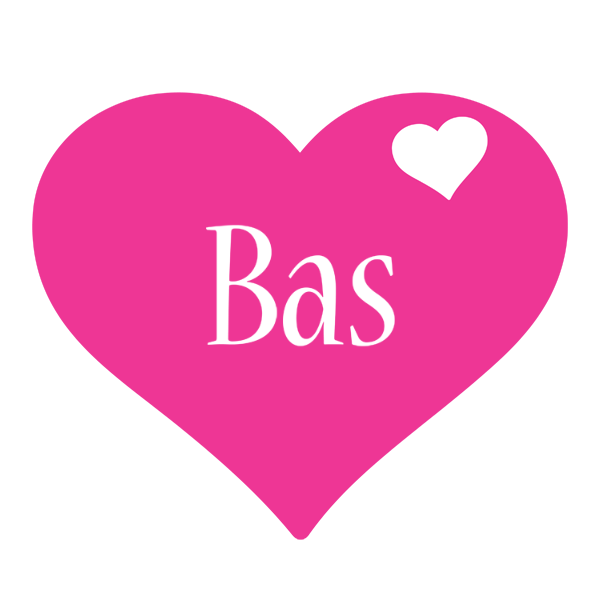 Bas love-heart logo