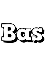 Bas snowing logo