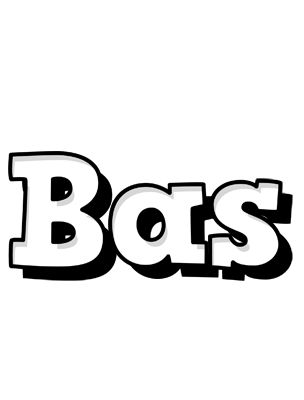 Bas snowing logo