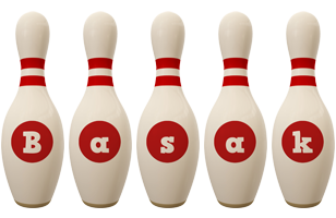 Basak bowling-pin logo