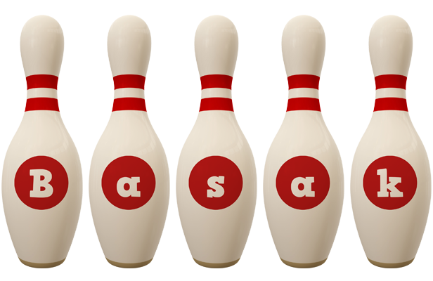 Basak bowling-pin logo