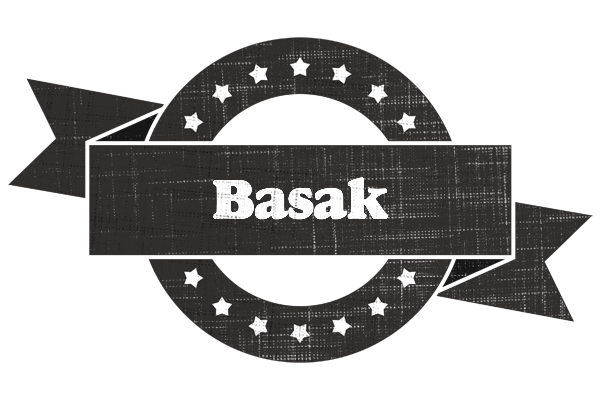 Basak grunge logo