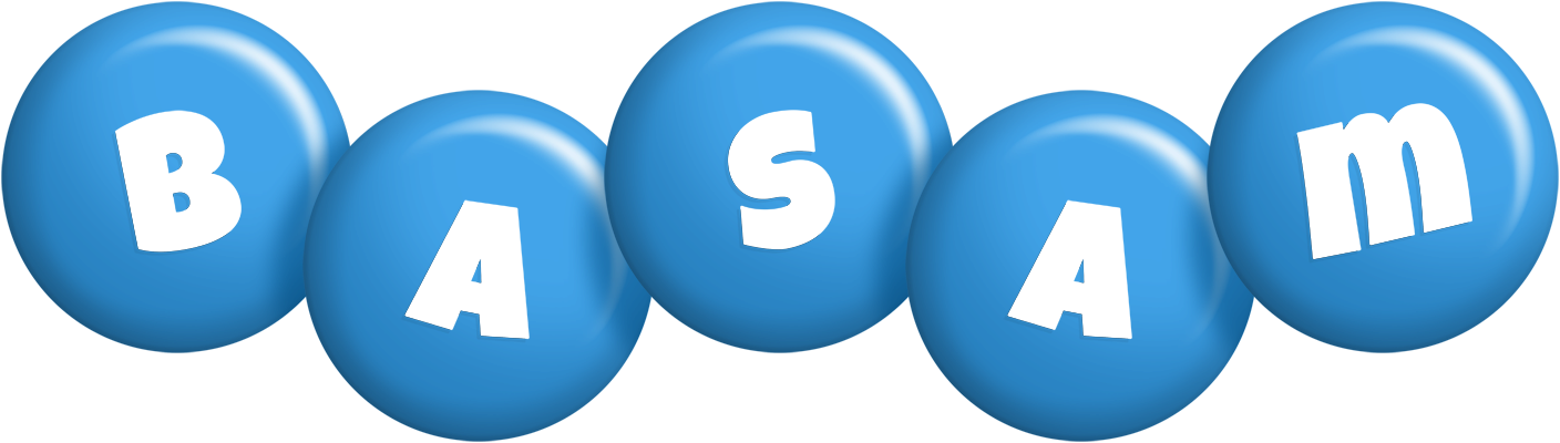 Basam candy-blue logo
