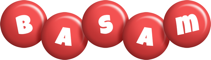 Basam candy-red logo