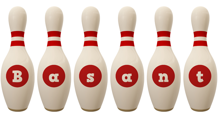 Basant bowling-pin logo