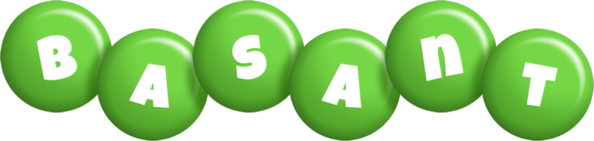 Basant candy-green logo