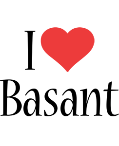 Basant i-love logo