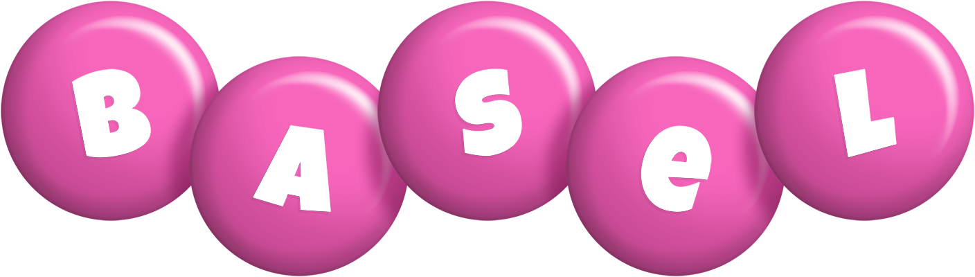 Basel candy-pink logo