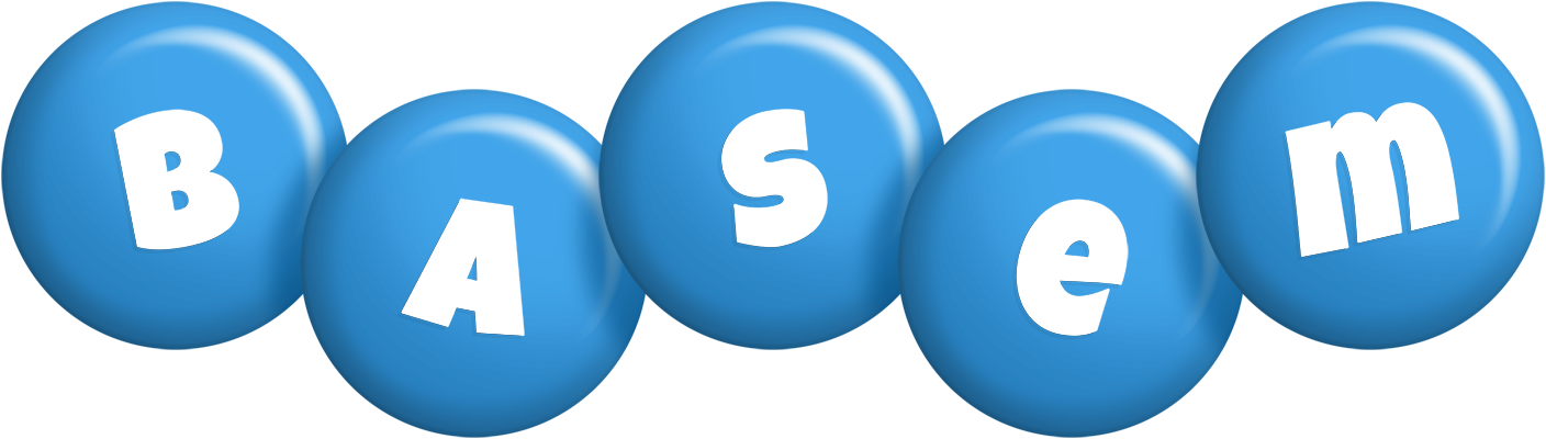 Basem candy-blue logo