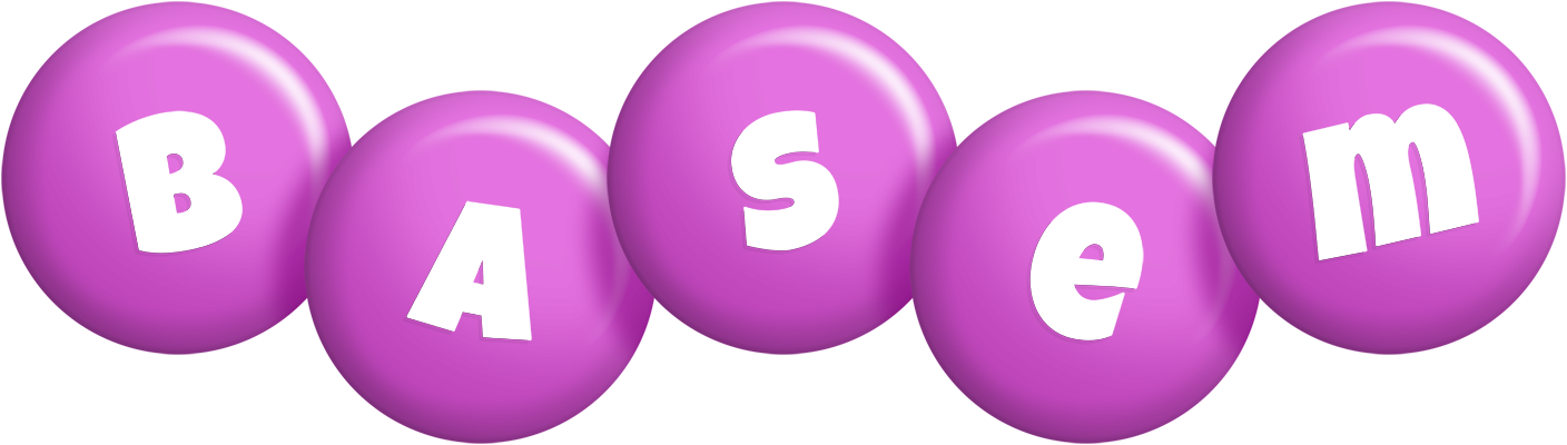 Basem candy-purple logo