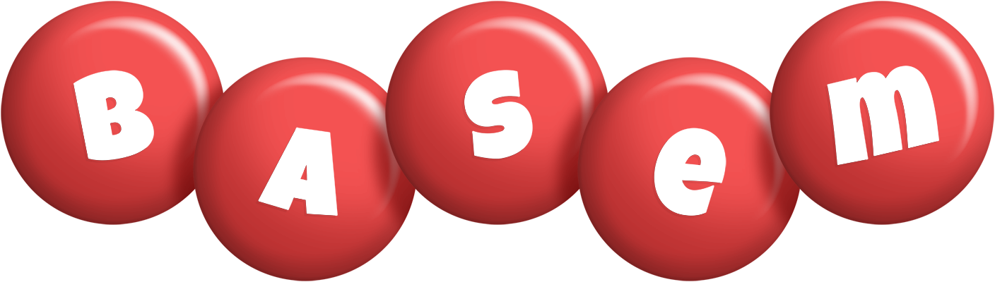 Basem candy-red logo