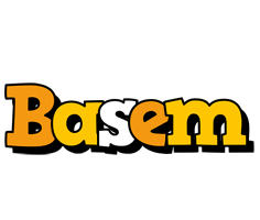 Basem cartoon logo