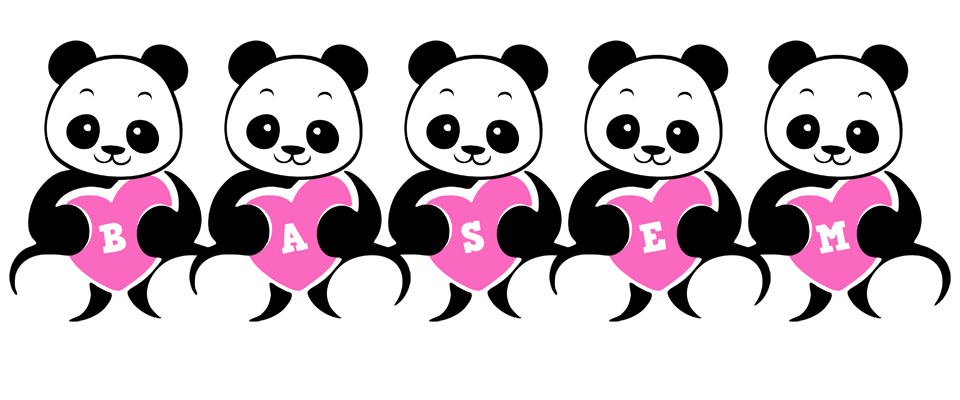 Basem love-panda logo