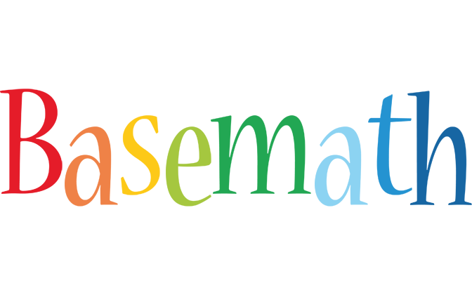 Basemath birthday logo