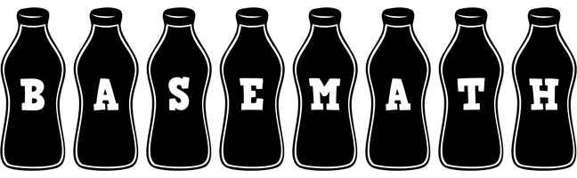 Basemath bottle logo