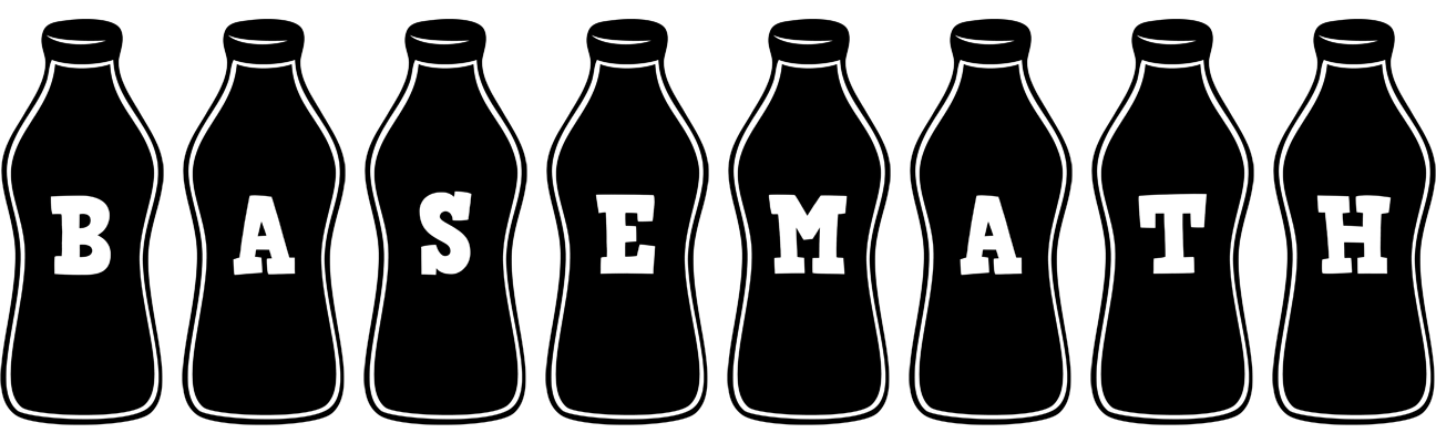 Basemath bottle logo
