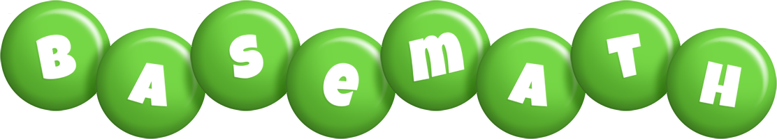 Basemath candy-green logo