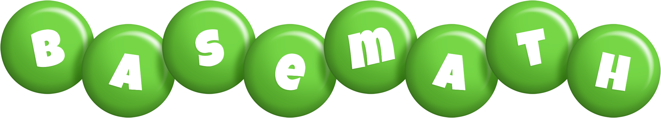 Basemath candy-green logo