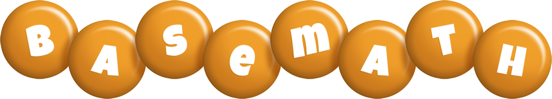 Basemath candy-orange logo