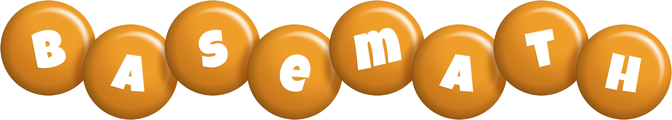 Basemath candy-orange logo