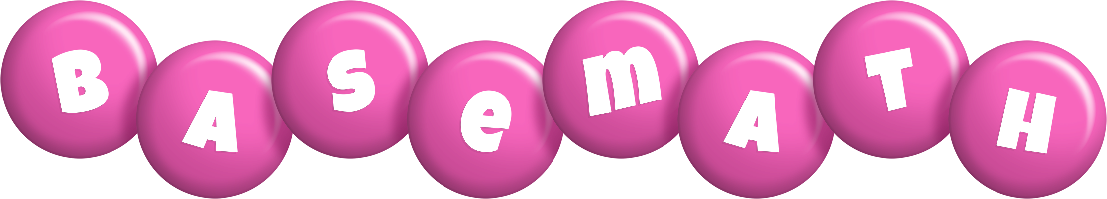 Basemath candy-pink logo
