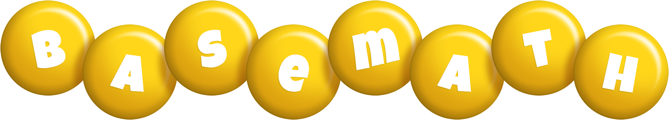 Basemath candy-yellow logo