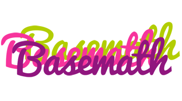 Basemath flowers logo