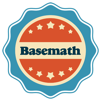 Basemath labels logo