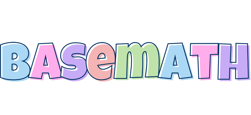 Basemath pastel logo