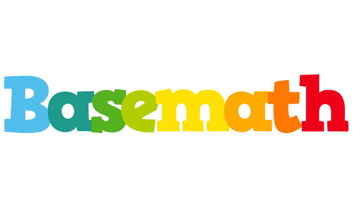 Basemath rainbows logo