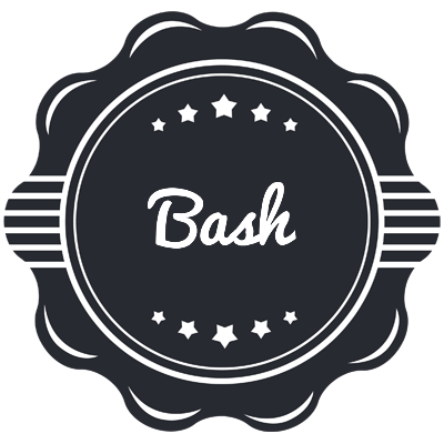 Bash badge logo