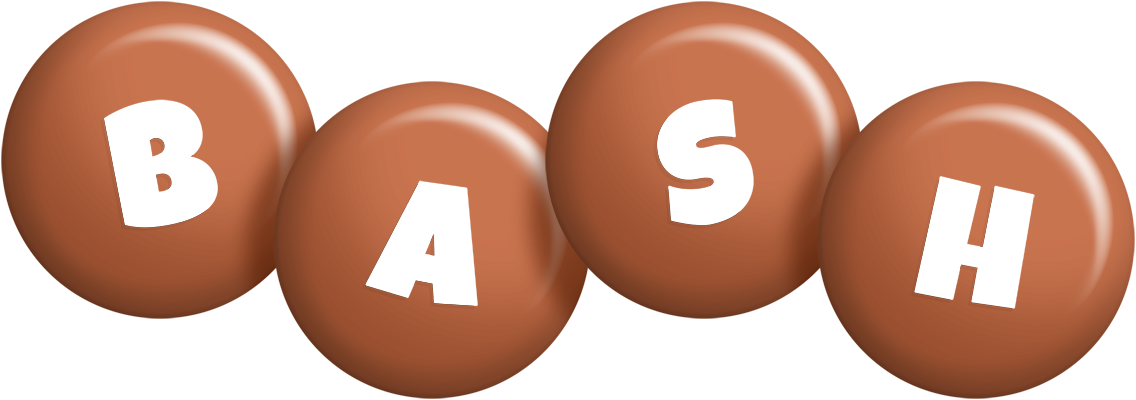 Bash candy-brown logo