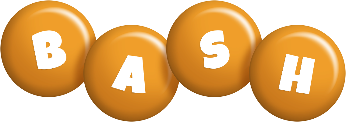 Bash candy-orange logo