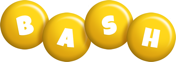 Bash candy-yellow logo