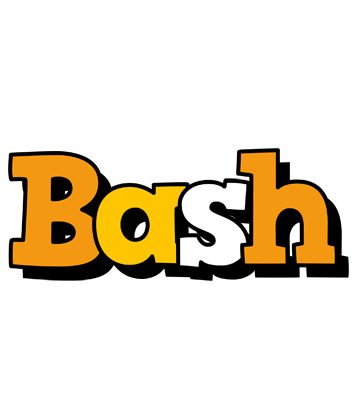 Bash cartoon logo
