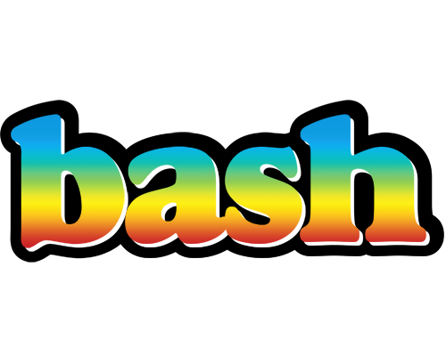 Bash color logo