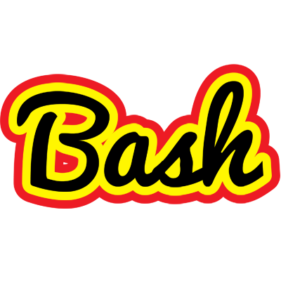 Bash flaming logo