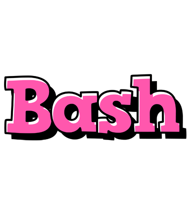 Bash girlish logo