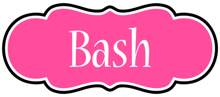 Bash invitation logo