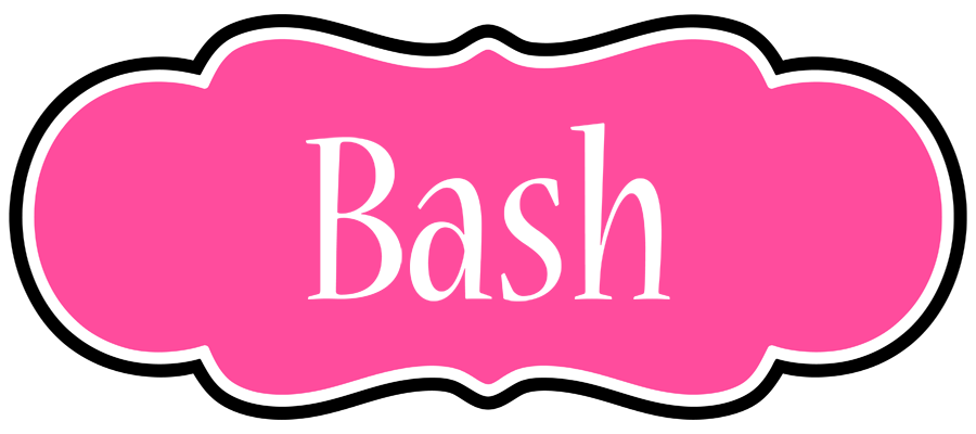 Bash invitation logo