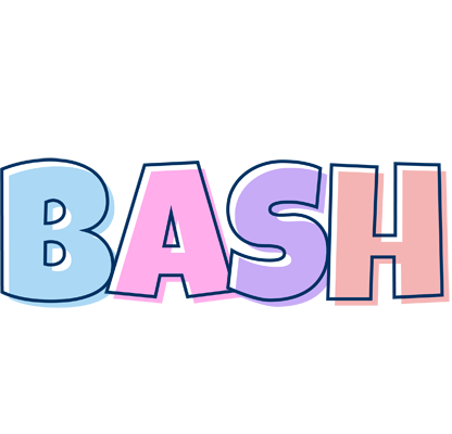 Bash pastel logo