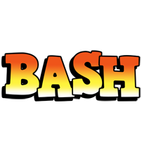 Bash sunset logo